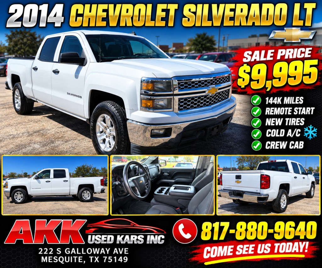 2014 Chevrolet Silverado 1500 LT Crew Cab RWD