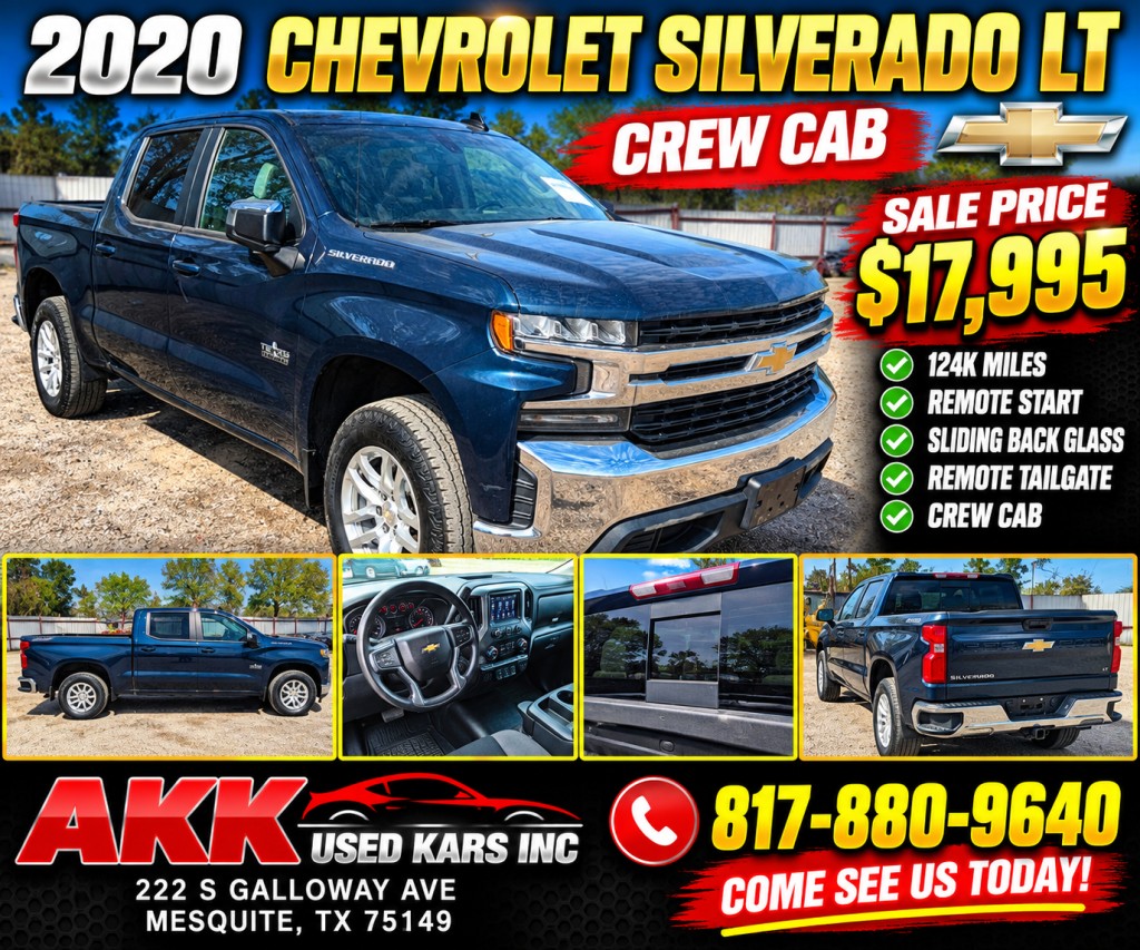 2020 Chevrolet Silverado 1500 LT Crew Cab RWD